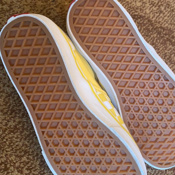 Yellow Checkered Vans - Picture 11 of 13